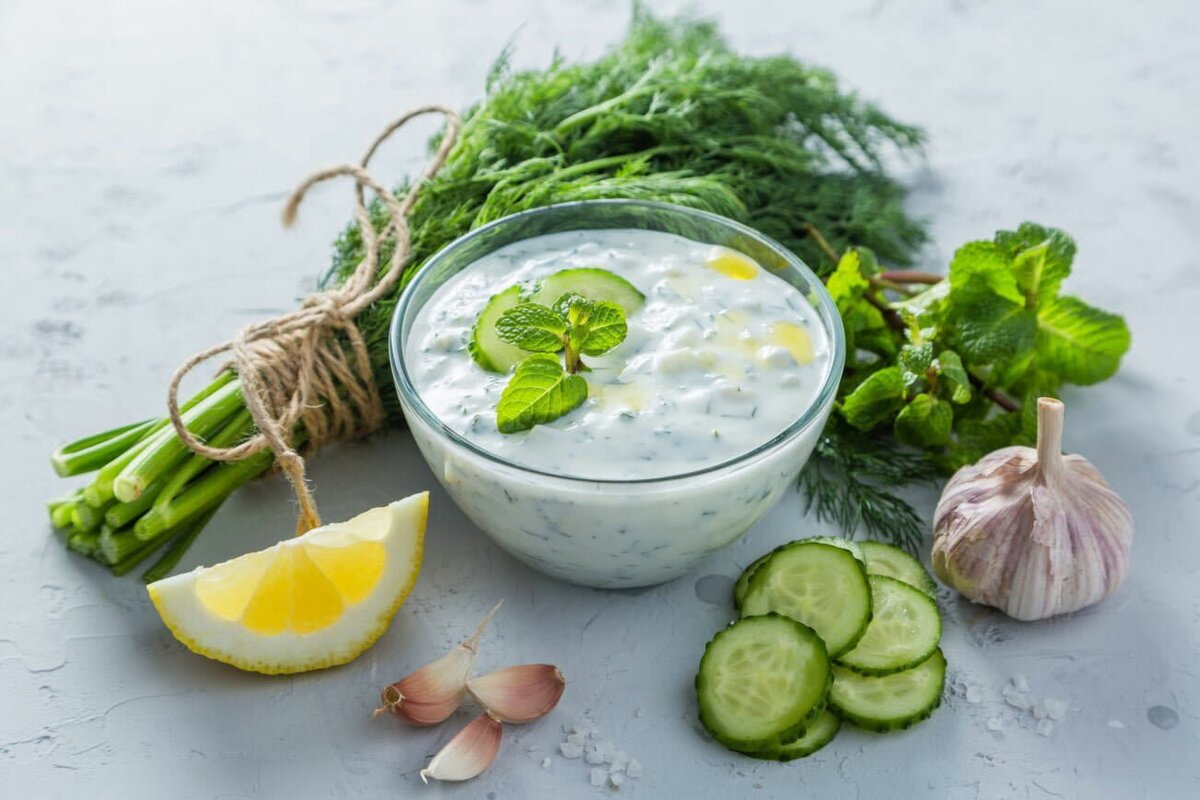 سبزی مخصوص ماست و خیار