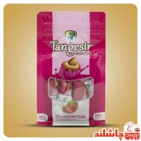 خرما شکلاتی توت فرنگی با مغز بادام