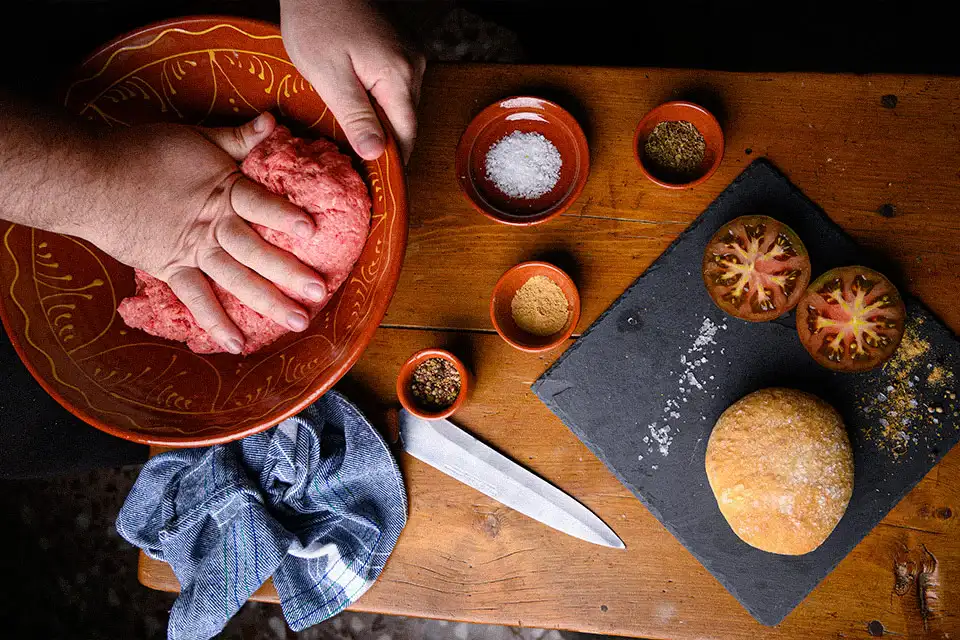 ادویه مخصوص همبرگر گوشت