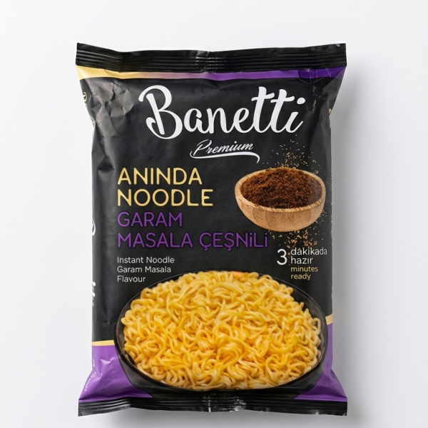 نودل با ادویه گراماصالا 75گرم برند بانتی
